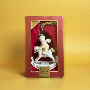 LENOX 2006 BABY's 1st CHRISTMAS WINNIE the POOH Rocking Horse Ornament